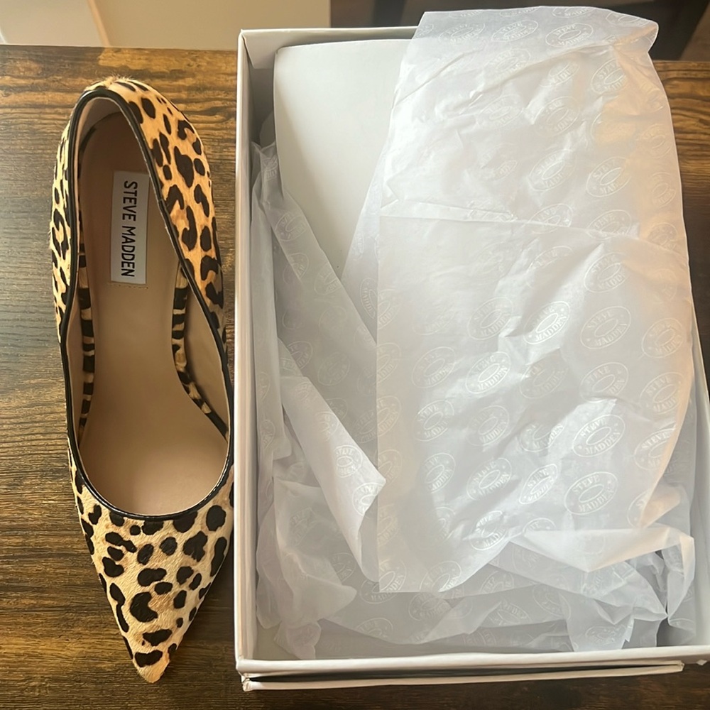Steve madden leopard print heels